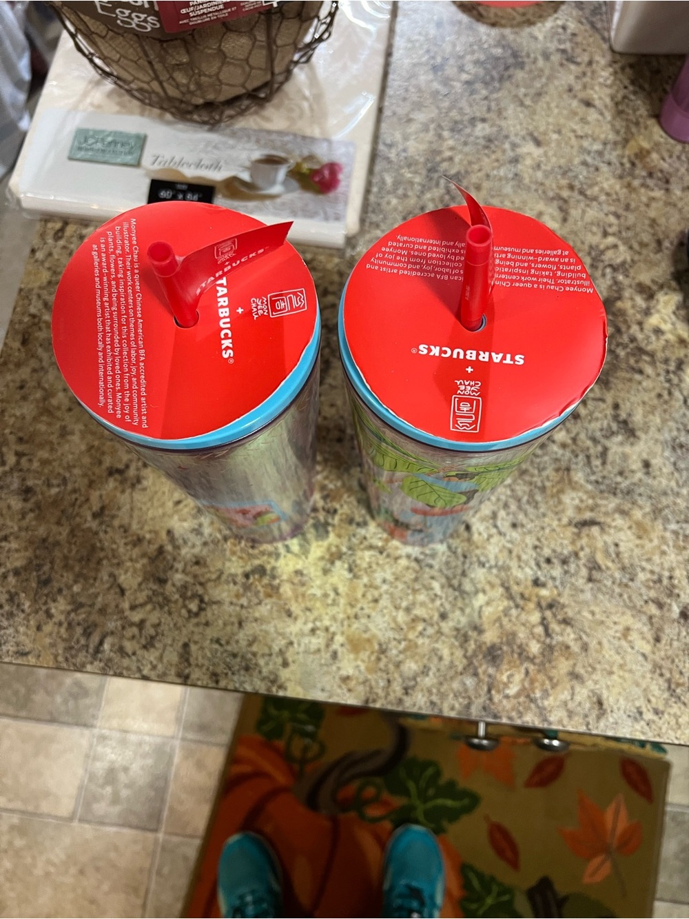 Starbucks Tropical Design 24oz Tumbler